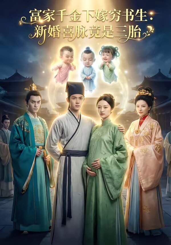 富家千金下嫁穷书生新婚喜脉竟是三胎 第01集